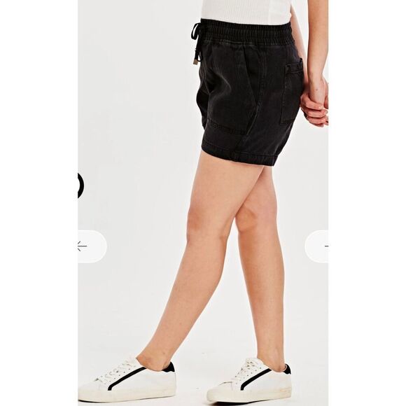 Dear John CAMILLE Pull On SHORTs WITH TENCEL™ LYOCELL FIBERS Black L - Picture 3 of 12